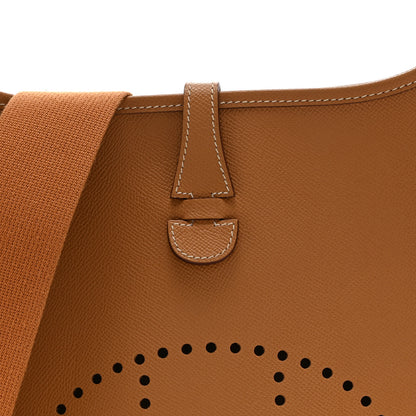 Hermes Epsom Evelyne II PM Tabac Camel 8 of 11