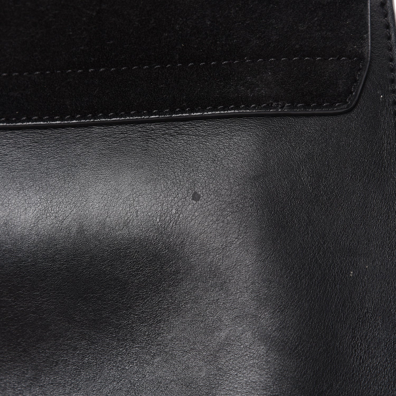 Chloe Suede Calfskin Medium Faye Shoulder Bag Black 14 of 14