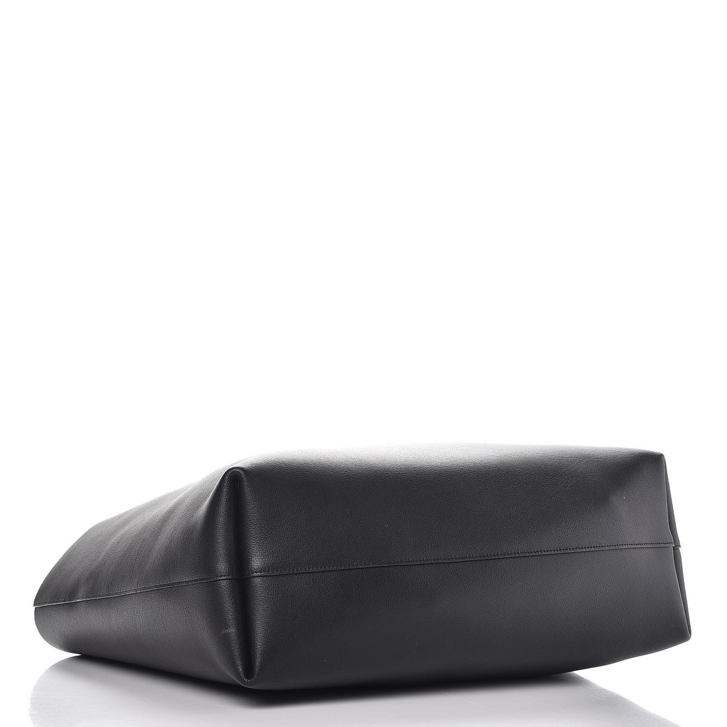 Calfskin Large Shopping Tote Black