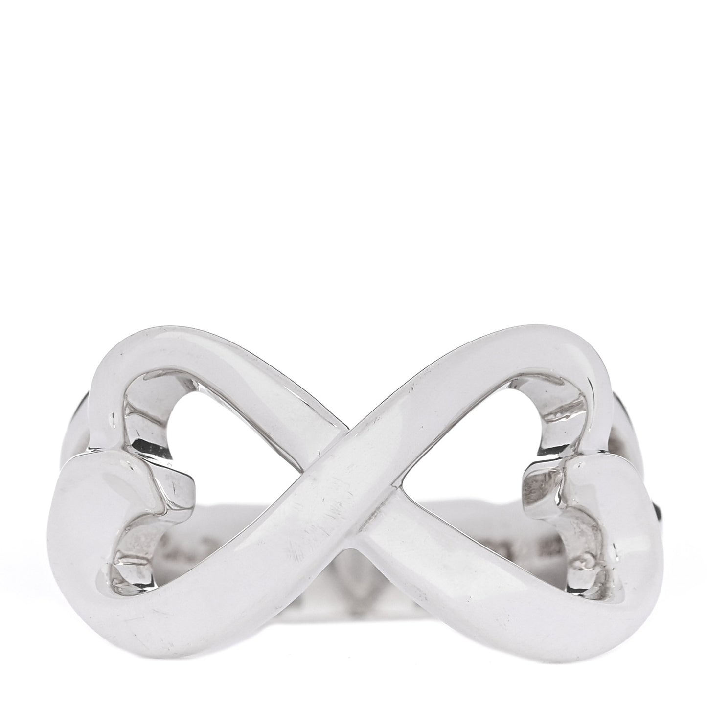 Sterling Silver Paloma Picasso Double Loving Heart Ring 52 6