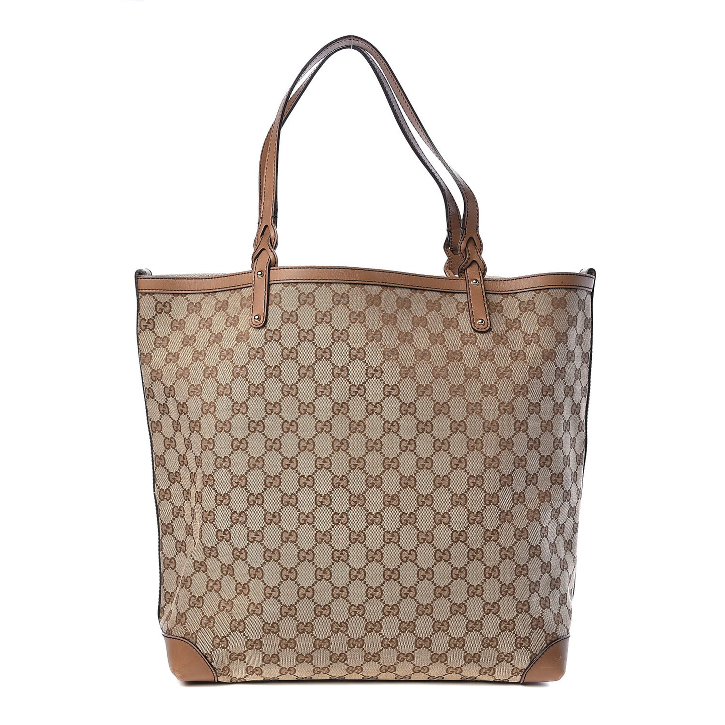 Monogram Large Craft Tote Light Brown