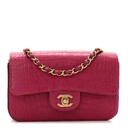 Chanel Matte Alligator Mini Flap Pink 1 of 11