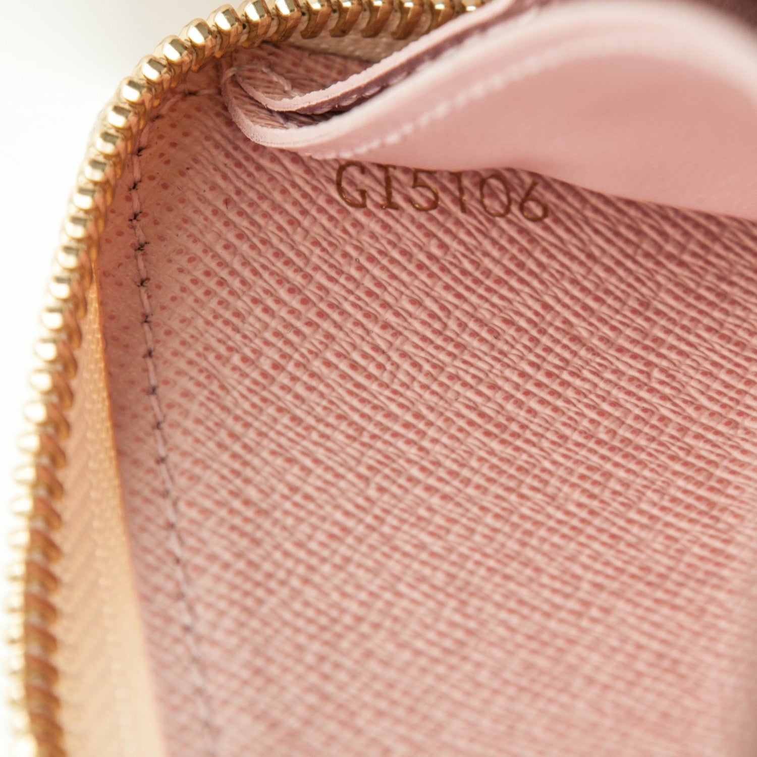 Louis Vuitton Damier Azur Clemence Wallet Rose Ballerine 7 of 7