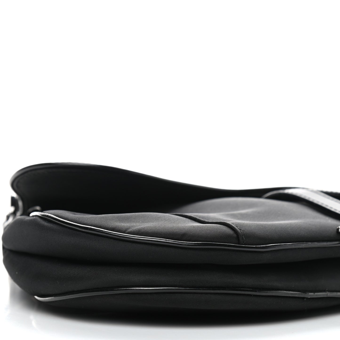 Nylon Saddle Bag Black