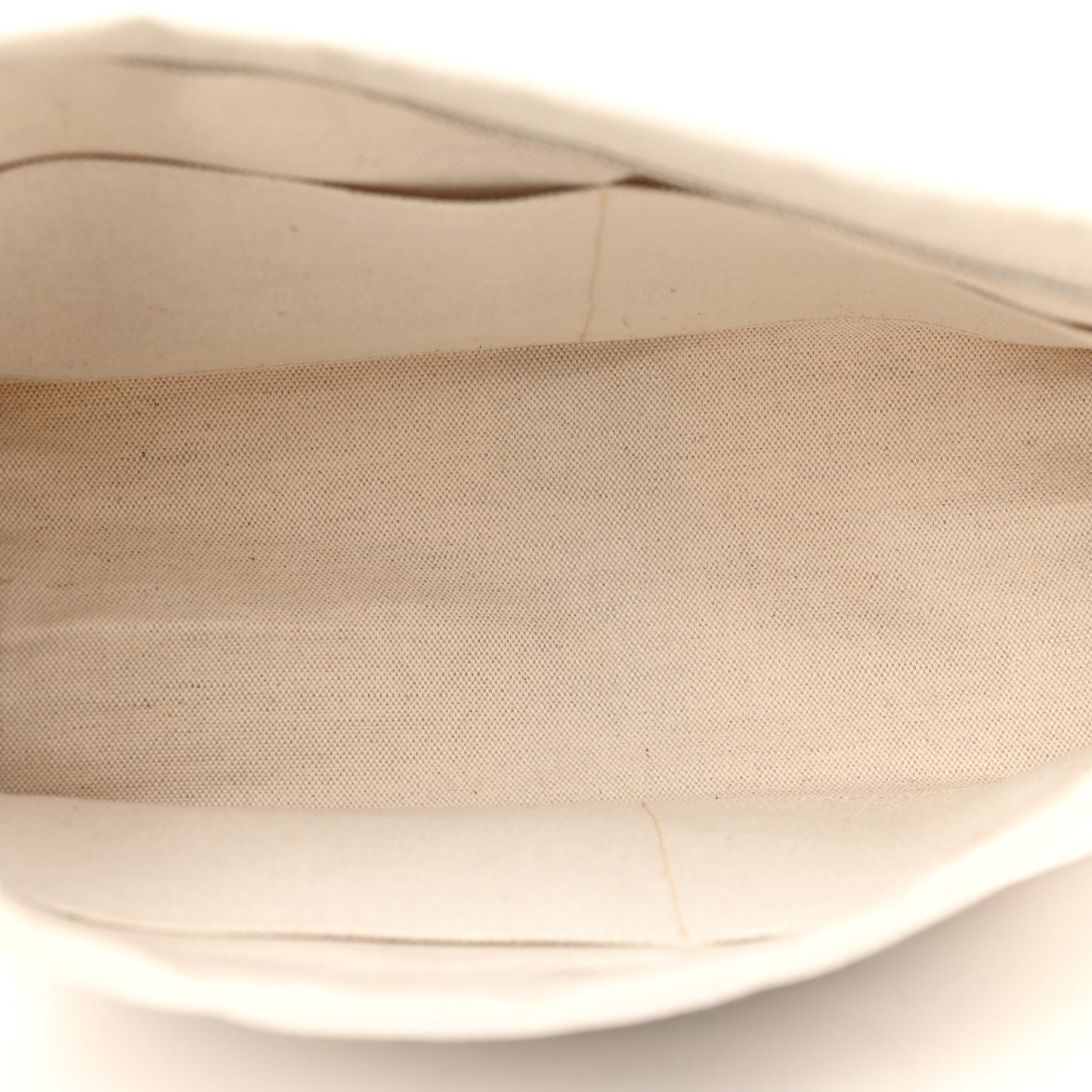 Canvas Necessaire Organizer Pouch Off White
