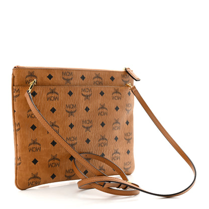MCM Visetos Original Medium Pouch Cognac 3 of 11