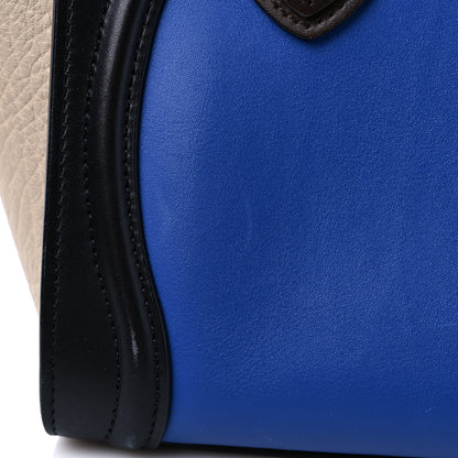 Celine Smooth Calfskin Bullhide Nano Tri-Color Luggage Indigo 17 of 24