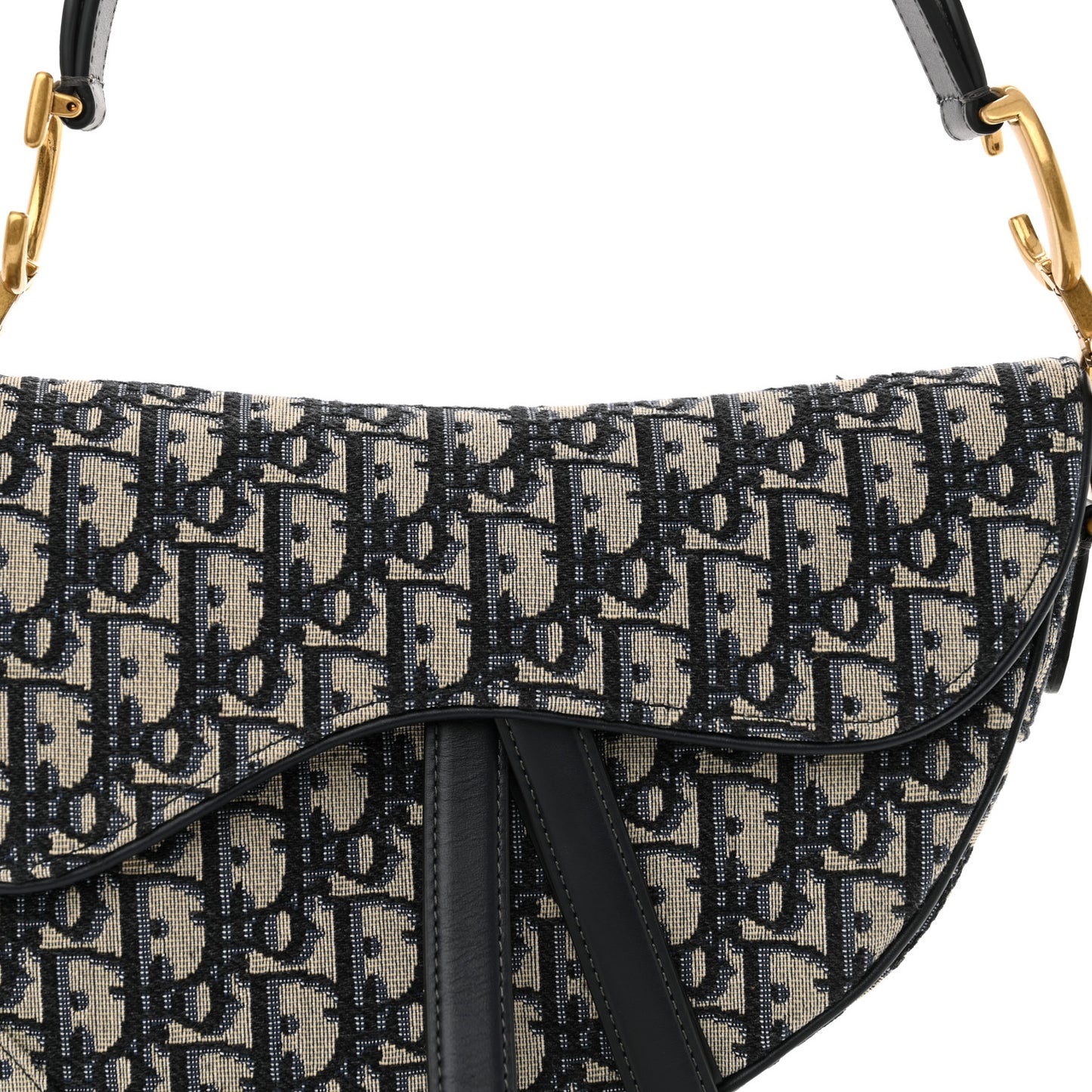 Oblique Saddle Bag Blue