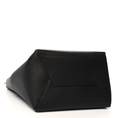 Celine Soft Grained Calfskin Sangle Bucket Bag Black 4 of 11