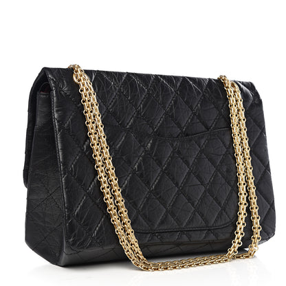 Chanel Aged Calfskin Quilted 2.55 Reissue 227 Flap Black 2 of 11
