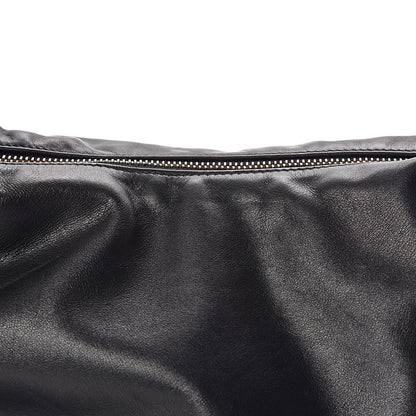 Gucci Calfskin Medium Horsebit Chain Hobo Black 14 of 16