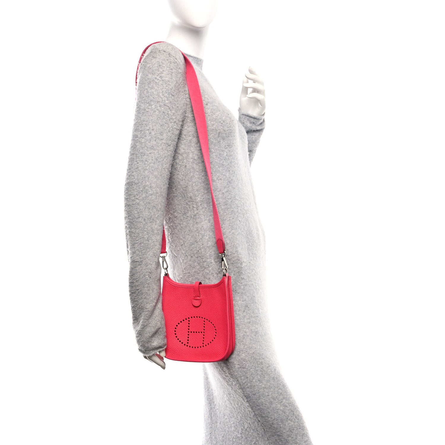 Hermes Taurillon Maurice Evelyne TPM Rose Mexico 2 of 11
