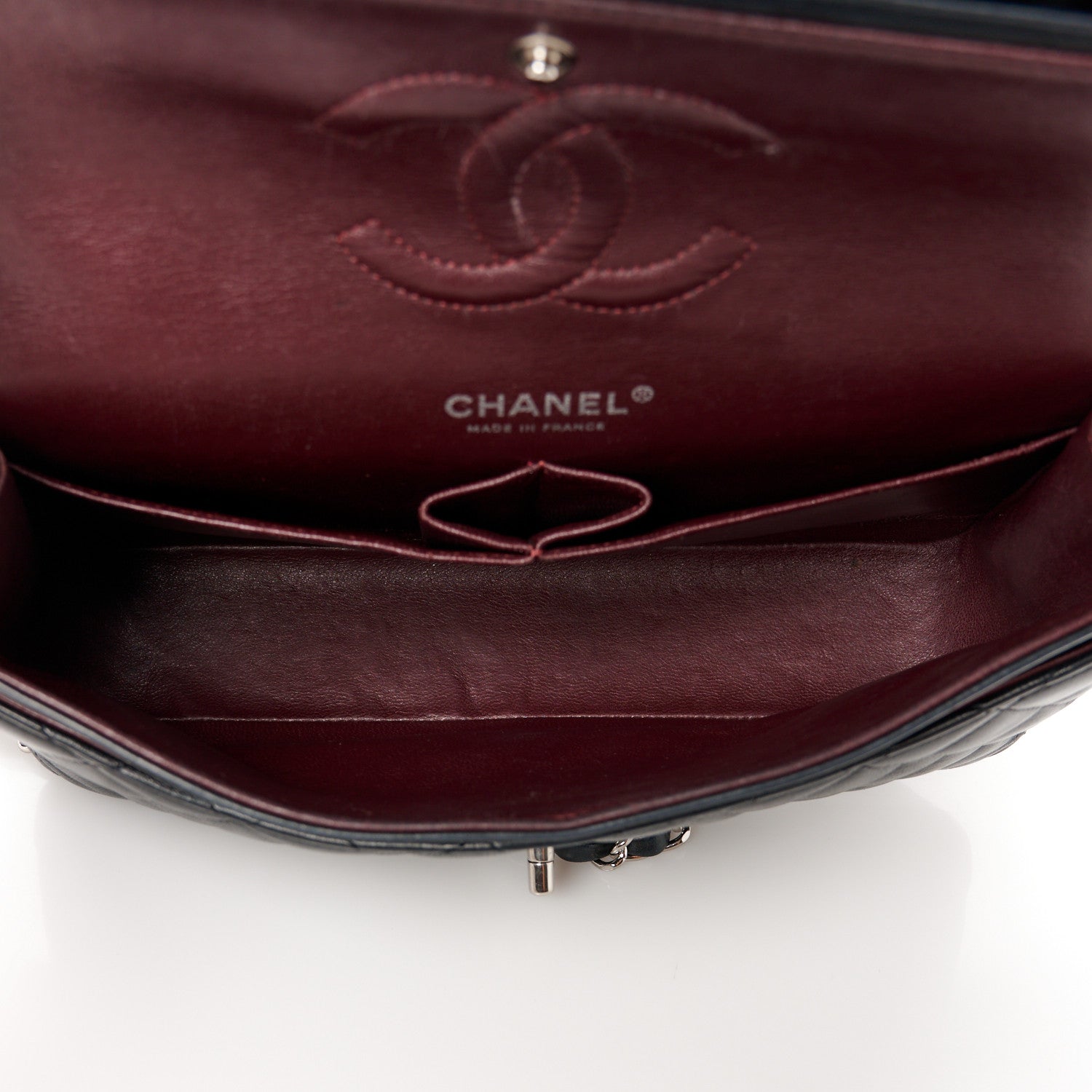 Chanel Lambskin Quilted Medium Double Flap Black 5 of 11