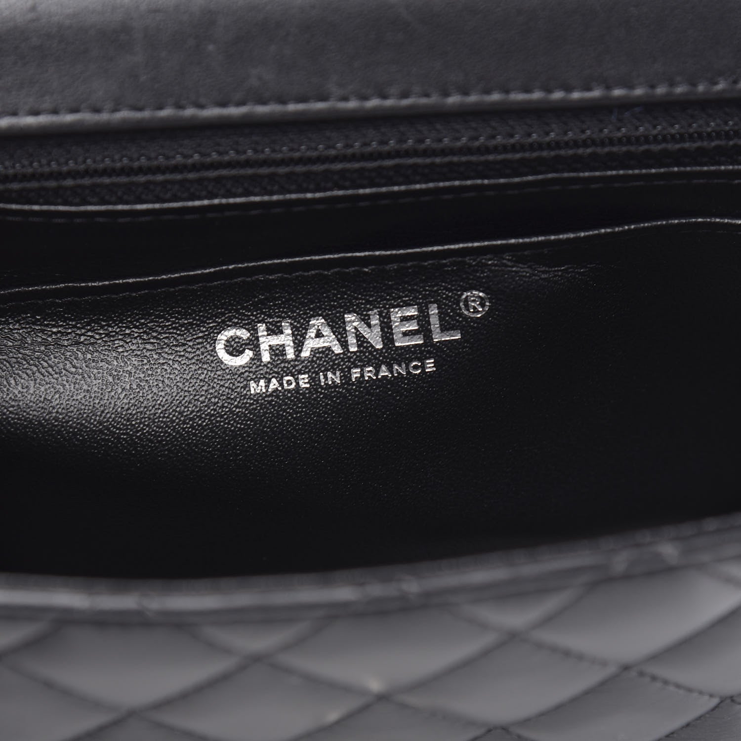 Chanel Lambskin Quilted Mini Square Flap Black 6 of 15