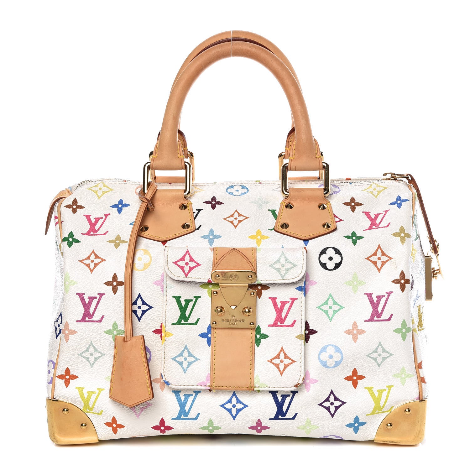 Louis Vuitton Monogram Multicolor Speedy 30 White 1 of 14