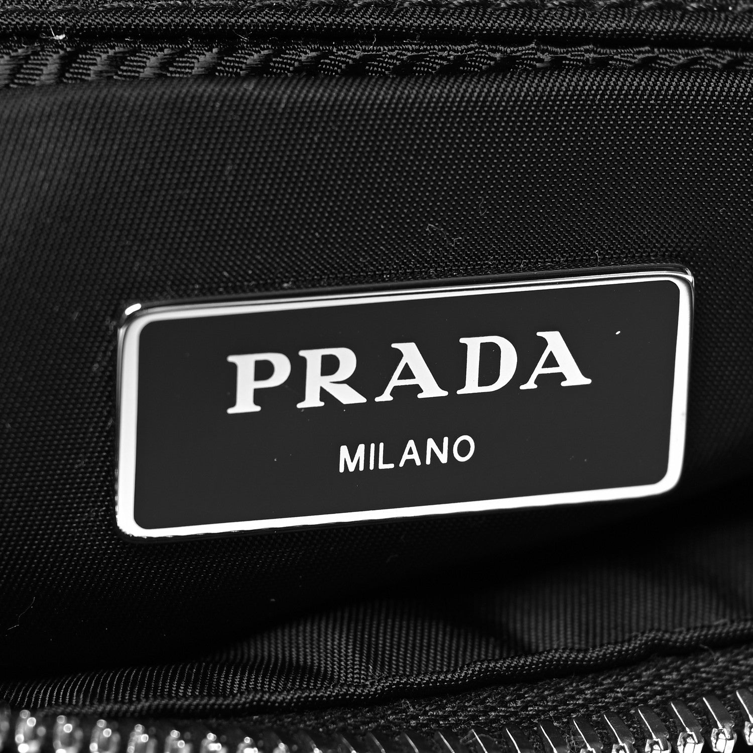 Prada Re-Nylon Nappa Triangle Quilted Padded Small Double Handled Zip Tote Black 6 of 11