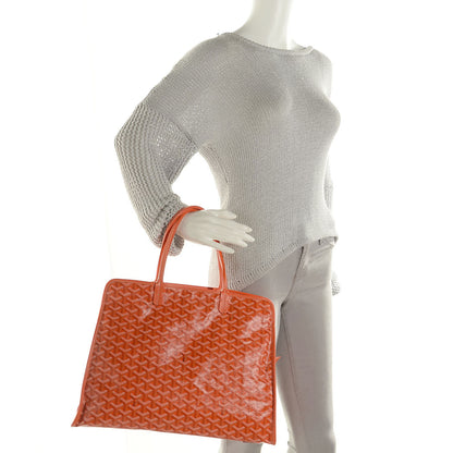 Goyard Goyardine Sac Hardy Pet Carrier PM Orange 2 of 12