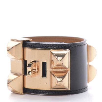 Hermes Box Collier de Chien CDC Bracelet T3 Black 3 of 8