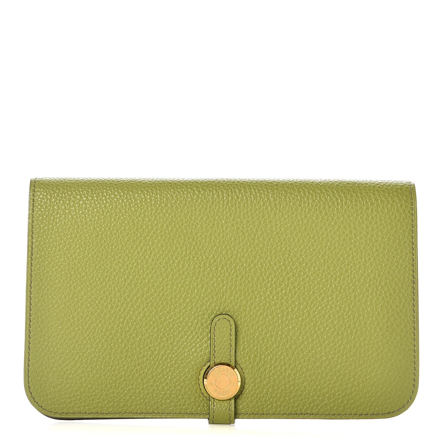 Togo Dogon Duo Wallet Vert Anis