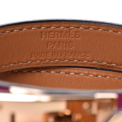 Hermes Swift Kelly Double Tour Bracelet T2 Rose Pourpre 4 of 6