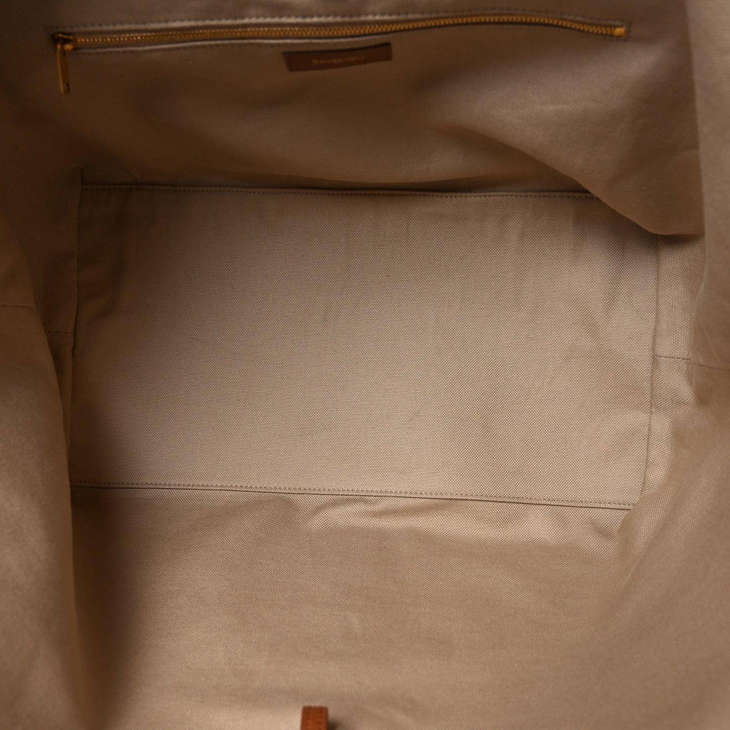Canvas Calfskin Y Tote Desert Dust Brick