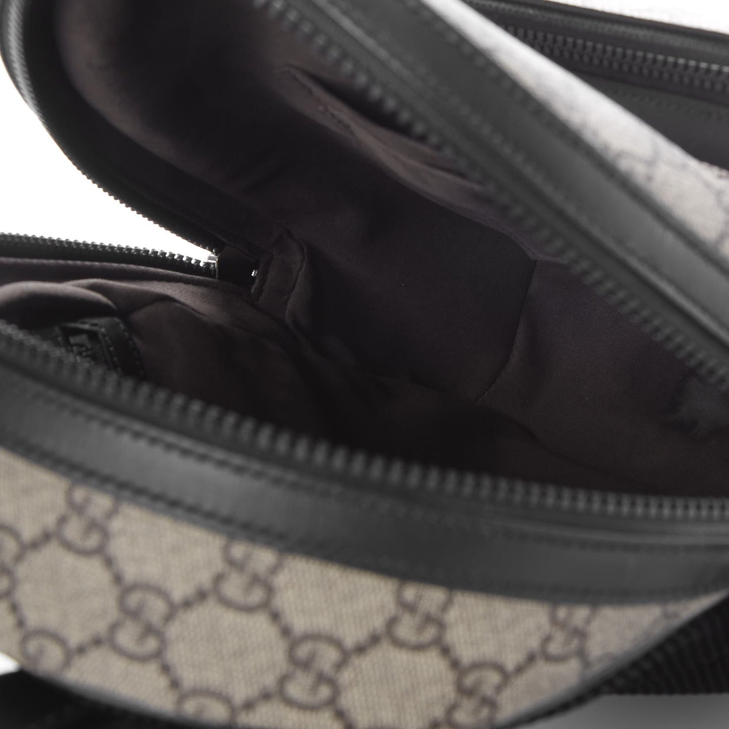 GG Supreme Monogram Small Eden Day Backpack Black
