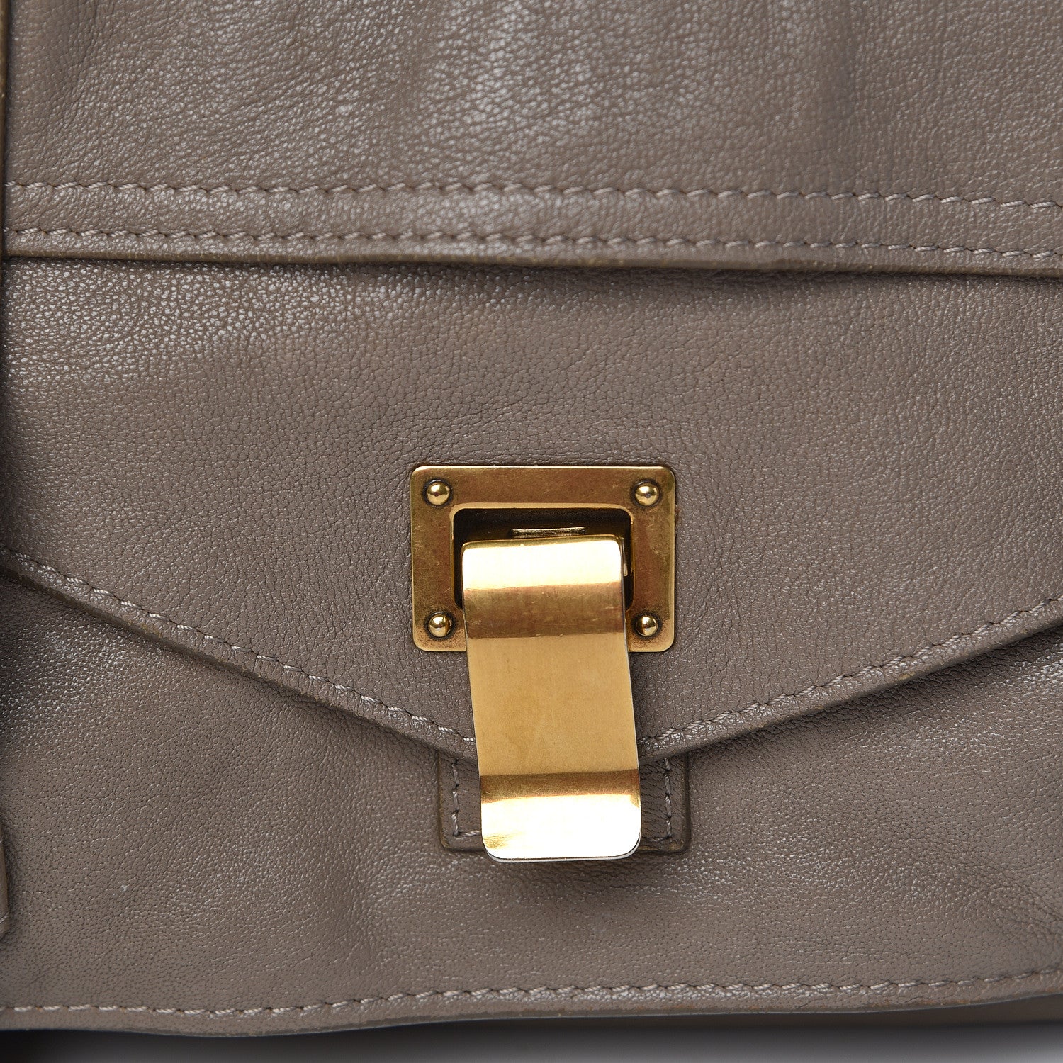 Proenza Schouler Lambskin Large PS1 Satchel Smoke 16 of 16