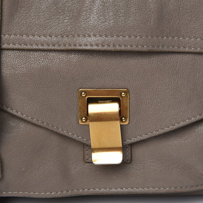 Proenza Schouler Lambskin Large PS1 Satchel Smoke 16 of 16