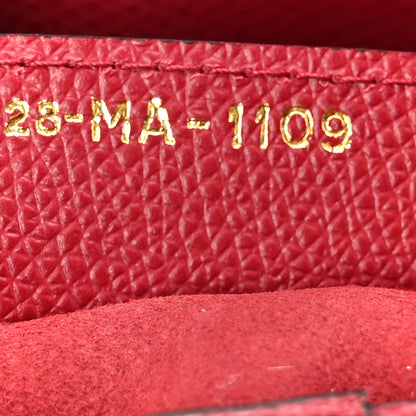 Christian Dior Grained Calfskin Saddle Bag Red 7 of 10