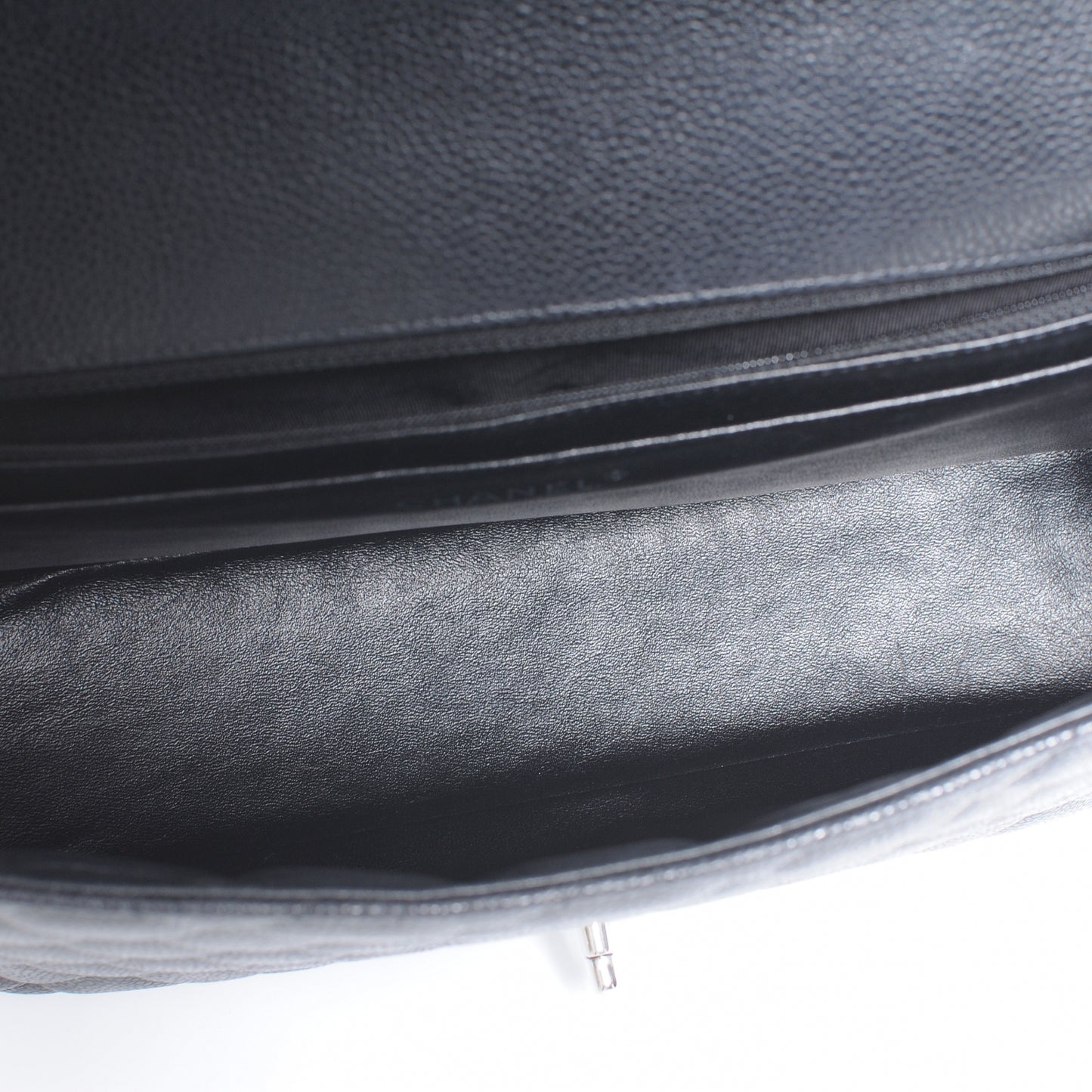 Caviar Maxi Single Flap Black