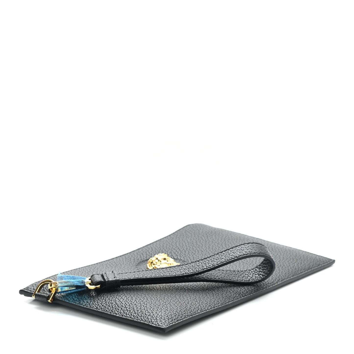 Grained Calfskin La Medusa Pouch Black