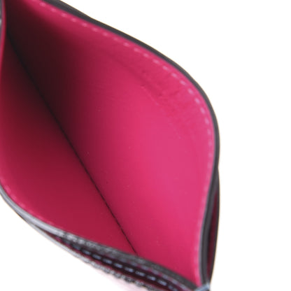Louis Vuitton Metallic Vernis Card Holder Blue Pink 4 of 9