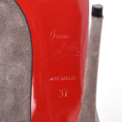 Christian Louboutin Veau Velours So Kate 120 Pumps 37 Storm 6 of 8