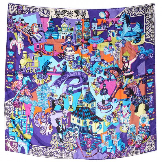 Silk Zabavushka Scarf 90