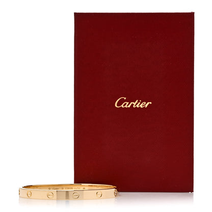 Cartier 18K Yellow Gold LOVE Bracelet 19 9 of 9