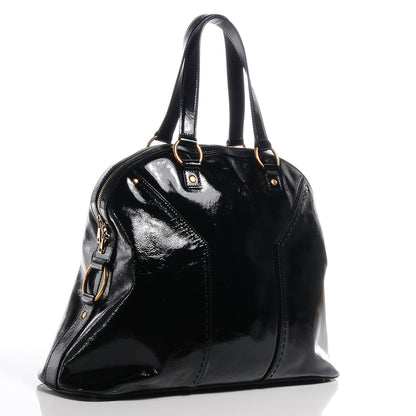 Saint Laurent Patent Oversized Muse Black 3 of 11