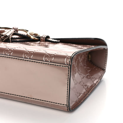 Gucci Shine Guccissima Medium Emily Chain Shoulder Bag Dark Cipria 11 of 14