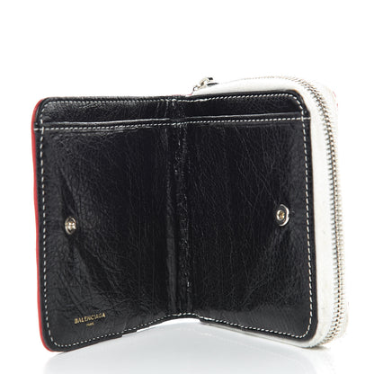 Balenciaga Agneau Arena Multicolore Bazar Billfold Zip Around Wallet Red Multicolor 8 of 10