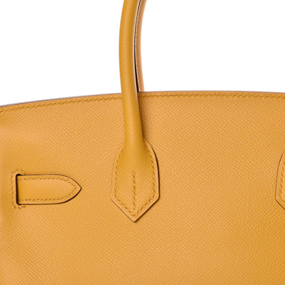 Hermes Epsom Birkin 30 Jaune Ambre 30 of 41