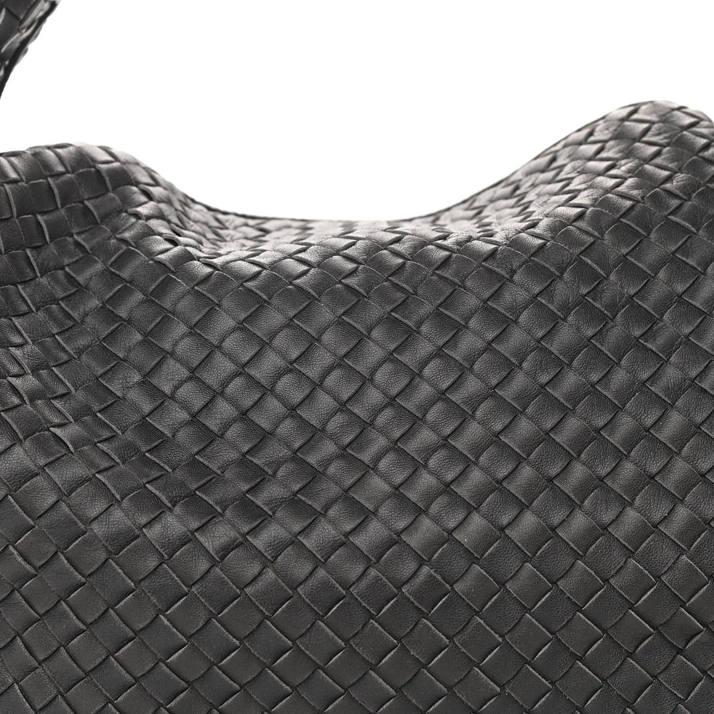 Nappa Intrecciato Sloane Hobo Ferro Gray