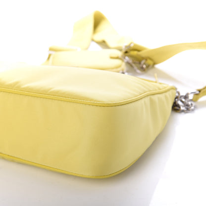 Prada Nylon Saffiano Re-Edition 2005 Shoulder Bag Ananas 8 of 8