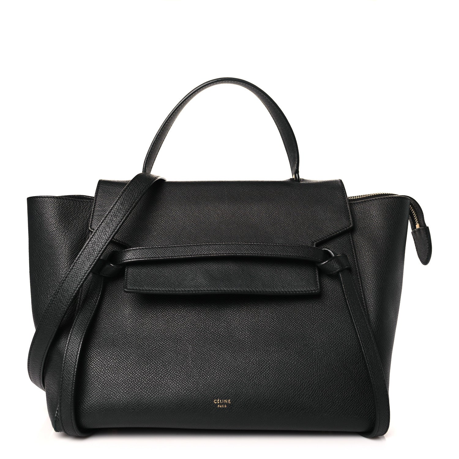 Celine Grained Calfskin Mini Belt Bag Black 1 of 9