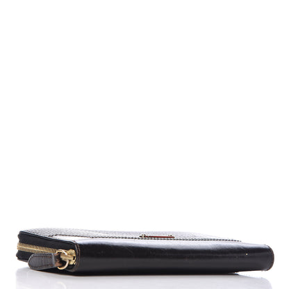 Burberry Calfskin Ziggy Zip Around Wallet Brown 4 of 11