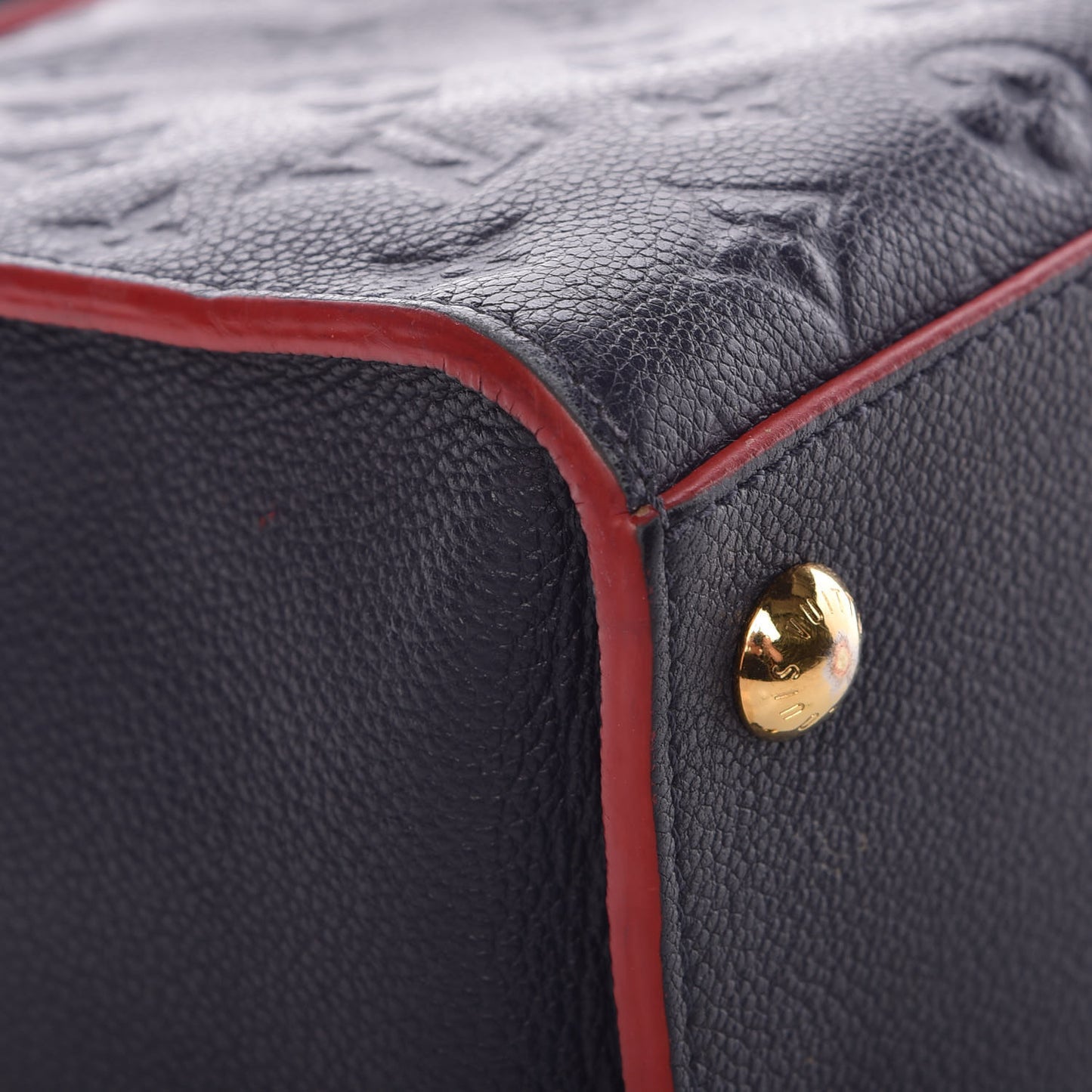 Empreinte Pont Neuf MM Marine Rouge