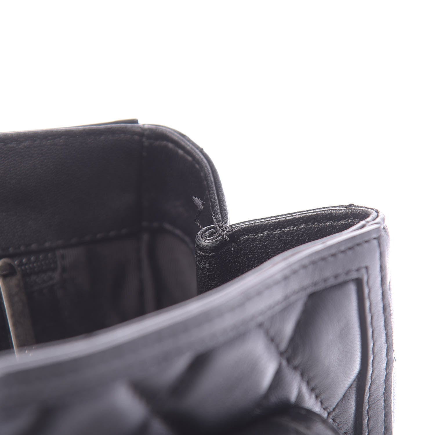 Chanel Lambskin Quilted Messenger Flap Black 11 of 12