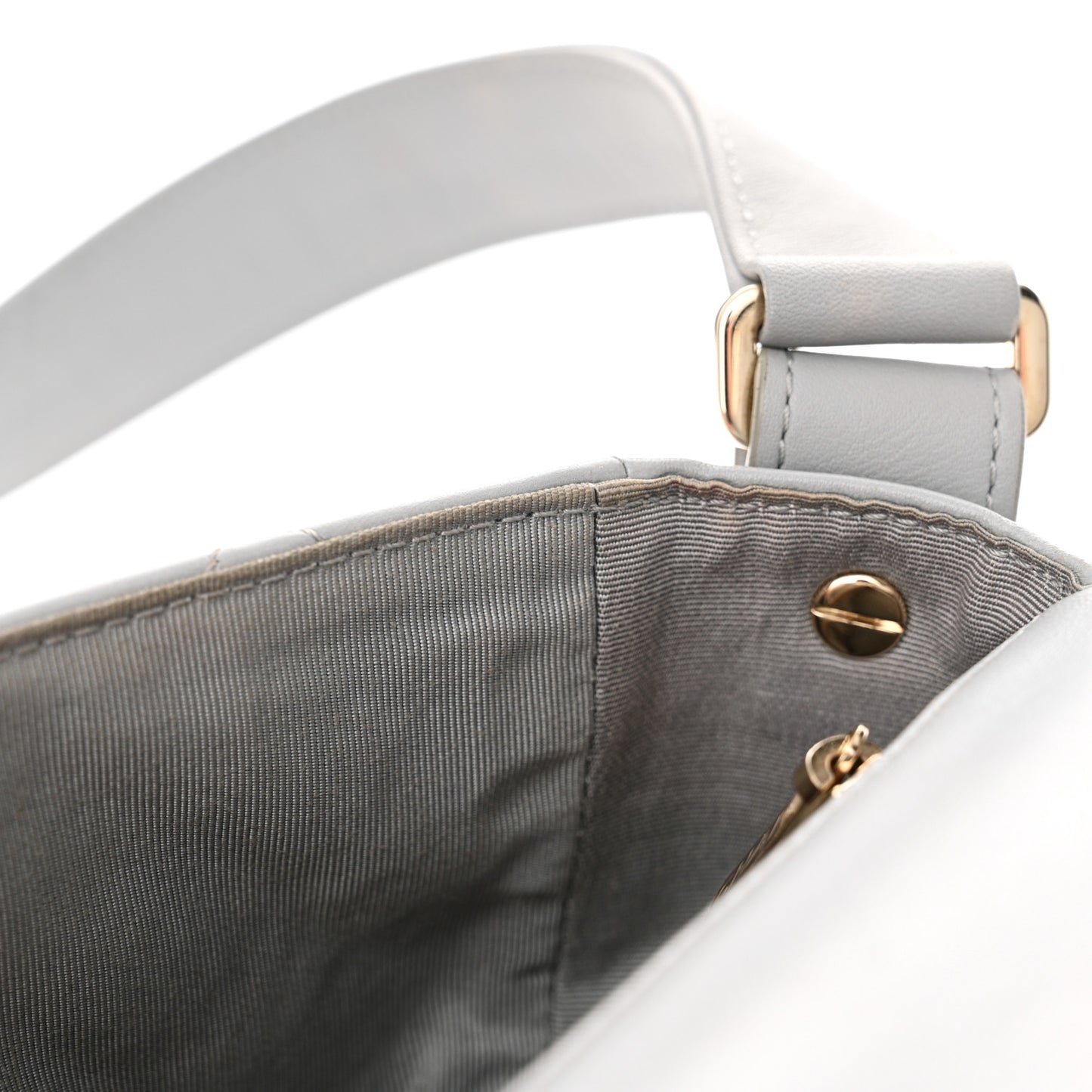 Calfskin Quilted Bolero De Chanel Flap Bag Grey