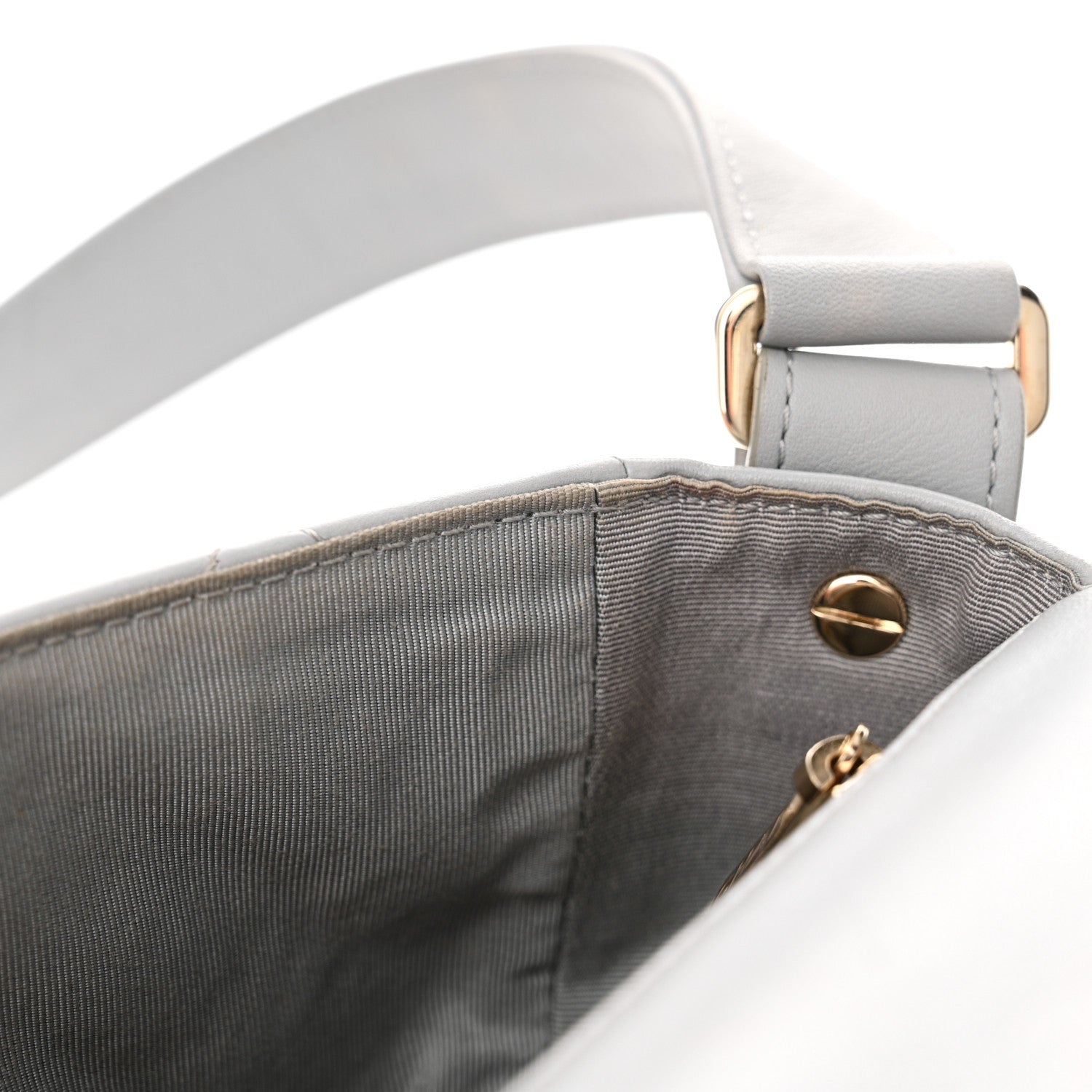 Chanel Calfskin Quilted Bolero De Chanel Flap Bag Grey 11 of 15