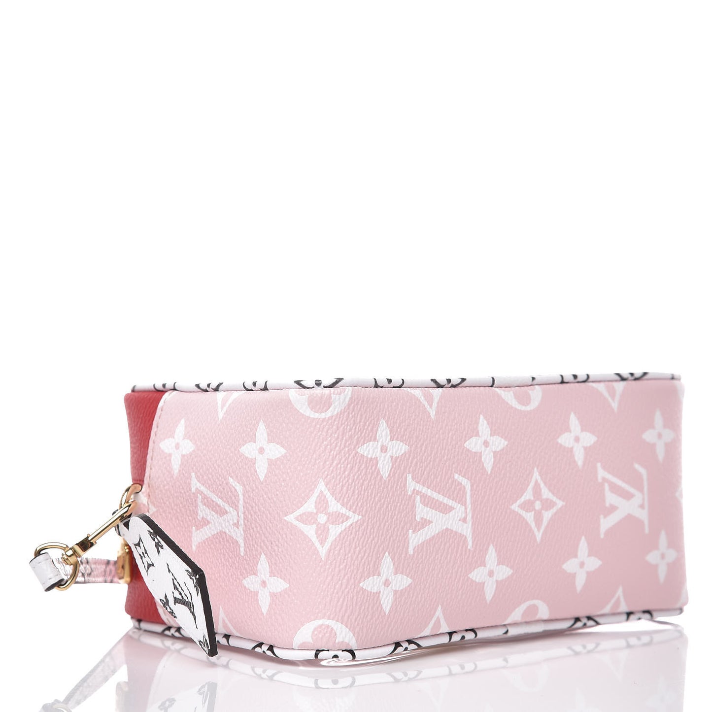Monogram Giant Beach Pouch Rouge