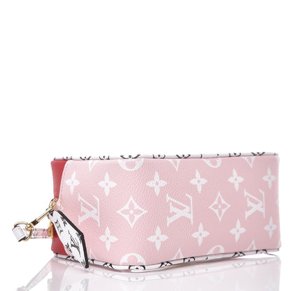 Louis Vuitton Monogram Giant Beach Pouch Rouge 4 of 10