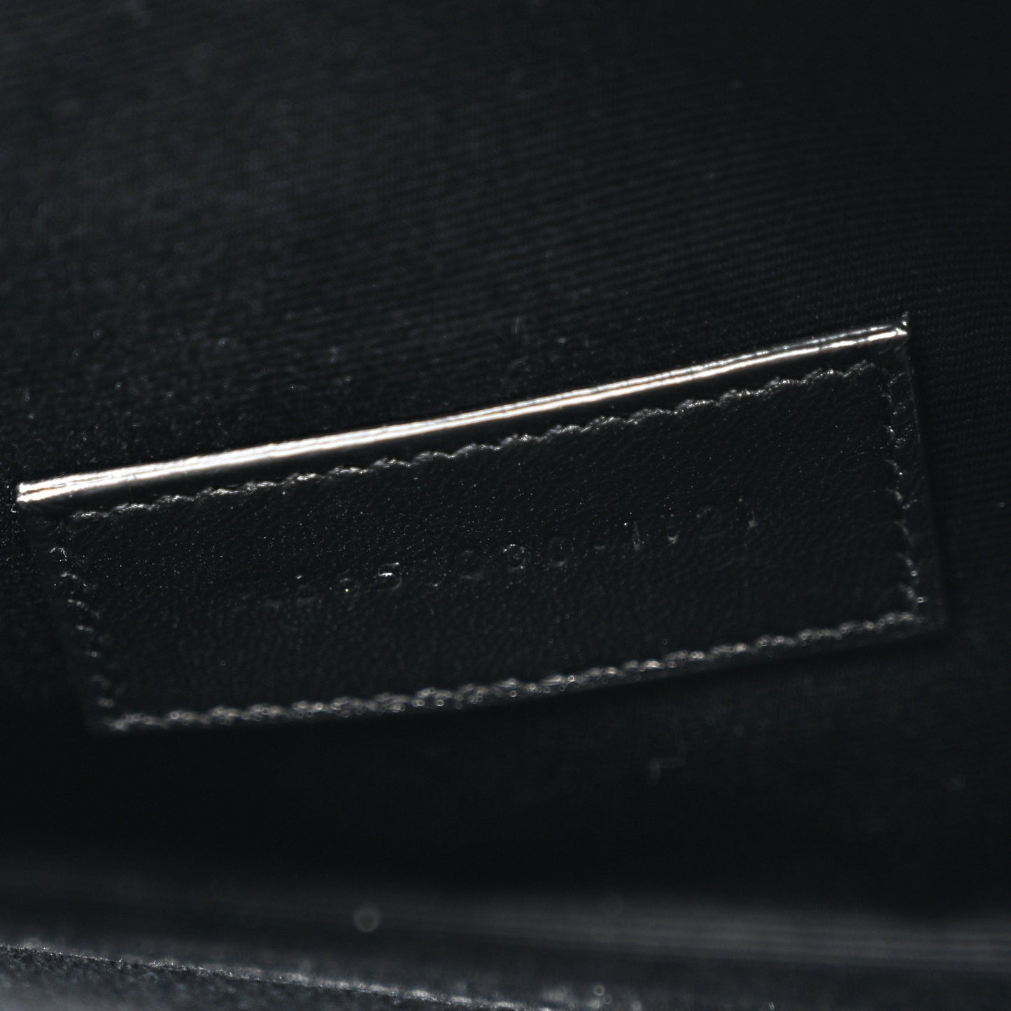 Grain De Poudre Textured Mixed Matelasse Triquilt Monogram Clutch Black
